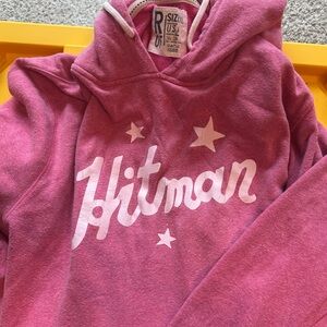 “Hitman” roots of fight pink hoodie